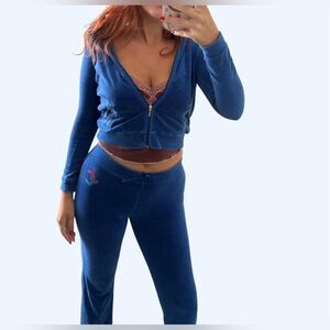 juicy couture VINTAGE tracksuit 💙🩷 early 2000s era ✨